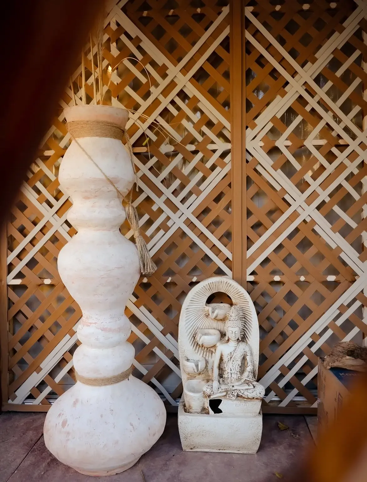 Panel celosía de madera